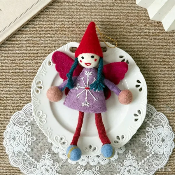 Handmade felt crafts from our workshop