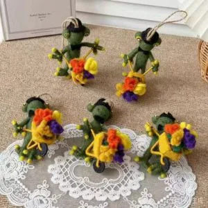 Handmade Felt Flower Brooch